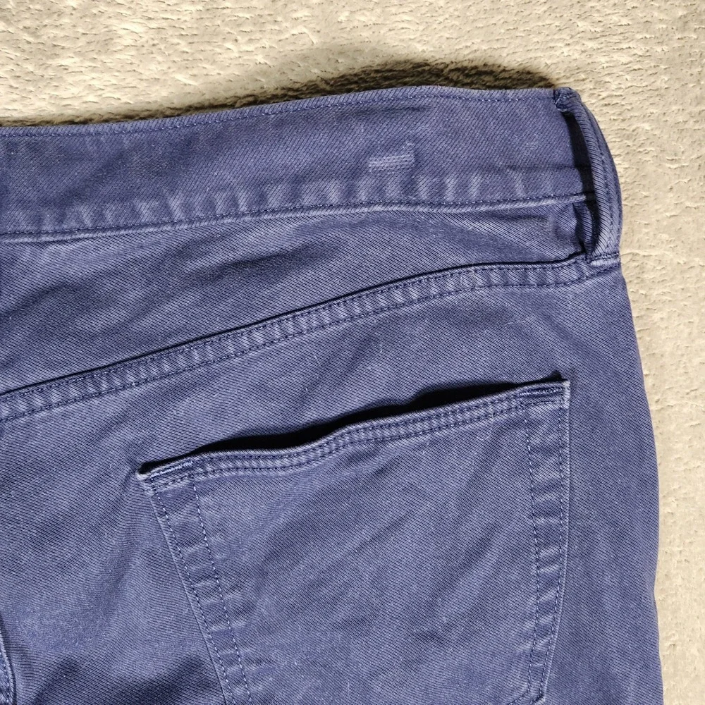 Banana Republic Pants Men's 35X30 Blue Traveler Slim‎ Twill Spring Navy